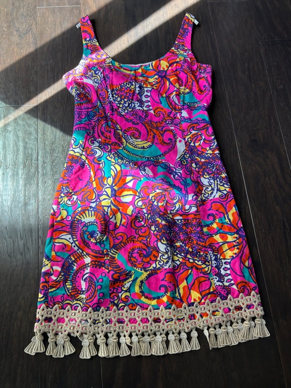 Lilly Pulitzer fringe tank dress 2
